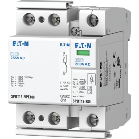 SPBT12-280-1+NPE-AX 158334 Y7-158334 EATON ELECTRIC Set scaricatore da fulmine/da sovratensione, TN-S/TT-Set..