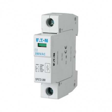 SPET2-280/1 168741 Y7-168741 EATON ELECTRIC Protección de sobretensiones completo, 1P, 280VAC, 4, 5 kA