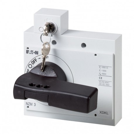 NZM3-XDKL 172538 Y7-172538 EATON ELECTRIC Maniglia rotativa, + Chiusura a chiave, grandezza 3
