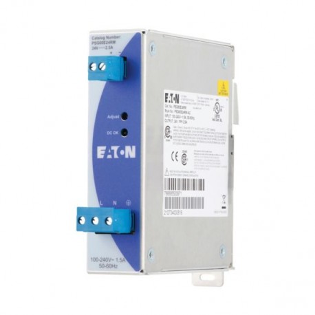 PSG60E24RM 172891 EATON ELECTRIC Fuente de Alimentación Monofásica 100-240 V AC/24 V DC 2.5A