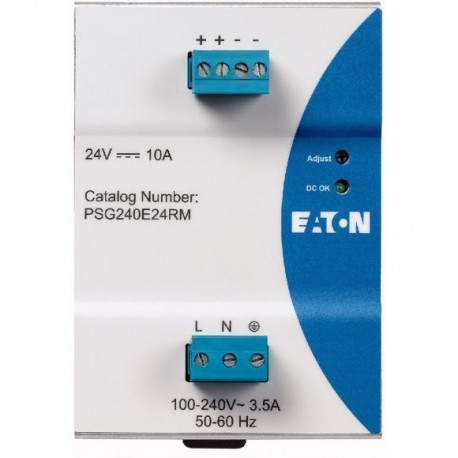 PSG240E24RM 172893 EATON ELECTRIC Stromversorgungsgerät, 1-phasig, 100-240VAC/24VDC, 10A