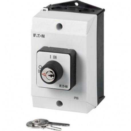 T0-1-102/I1/S 207063 Y7-207063 EATON ELECTRIC Interruttori ON/OFF, a 2 poli, 20 A, Comando a chiave S-T0, ta..