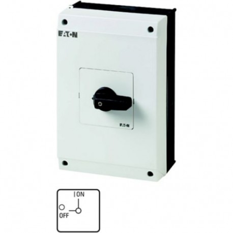 T5B-1-8200/I4 207218 EATON ELECTRIC Interruptor seccionador ON-OFF 1 polo 63 A 90 ° Montaje en caja