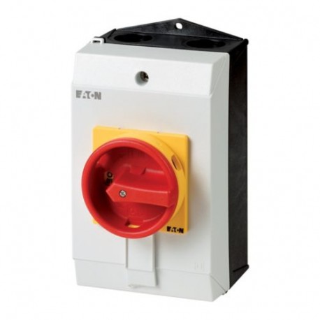 P1-32/I2-SI 207329 EATON ELECTRIC Interruptor de seguridad 3 polos 32 A Maneta Roja/Amarilla Bloqueable en p..