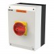 P3-100/I5-SI/N 207390 EATON ELECTRIC Interruptor de seguridad 3 polos + N 100 A Maneta Roja/Amarilla Bloquea..