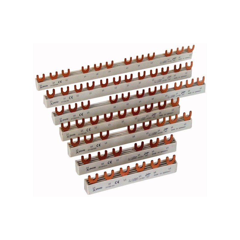 Eaton Barra Di Fase Binaria 215639 - 3 Ph, 10 Mm², Forcella, 12 Moduli TE - Componente Elettrico