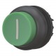 M22S-DH-G-X1 216658 M22S-DH-G-X1Q EATON ELECTRIC Головка кнопки выступающая без фиксации, цвет зеленый, черн..