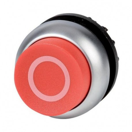 M22-DRH-R-X0 216675 Y7-216675 EATON ELECTRIC M22-DRH-R-X0Q botão de saída, Interlock, Vermelho, gravado 0