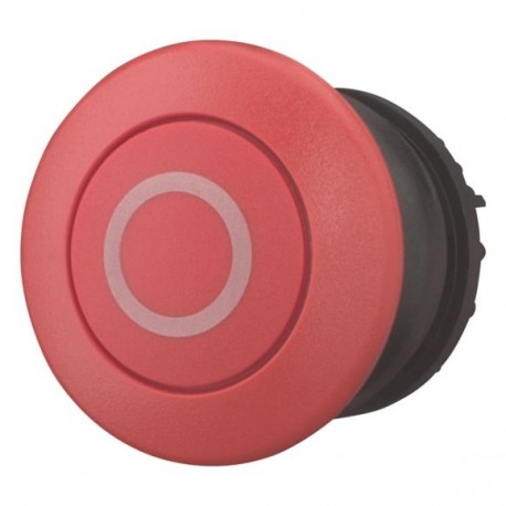 M22S-DP-R-X0 216721 M22S-DP-R-X0Q EATON ELECTRIC M22S-DP-R-X0Q cogumelo de botão, Return, Vermelho, gravado 0