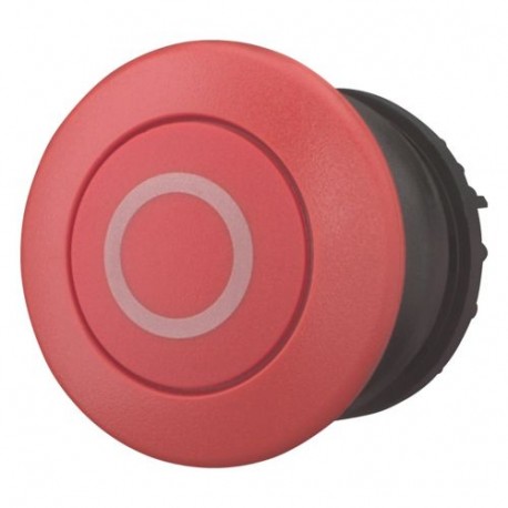 M22S-DP-R-X0 216721 Y7-216721 EATON ELECTRIC M22S-DP-R-X0Q cogumelo de botão, Return, Vermelho, gravado 0