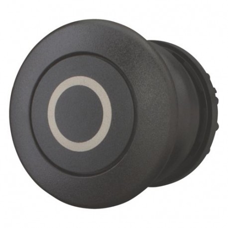 M22S-DP-S-X0 216725 Y7-216725 EATON ELECTRIC M22S-DP-S-X0Q botão cogumelo, Return, Preto, Gravado 0