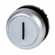 M22-DL-W-X1 216942 Y7-216942 EATON ELECTRIC M22-DL-W-X1Q brilhante ondulado botão, retorno, Branco, gravei