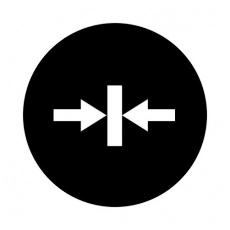 M22-XD-S-X14 218180 M22-XD-S-X14Q EATON ELECTRIC Étiquette, plate noire, symbole serrage