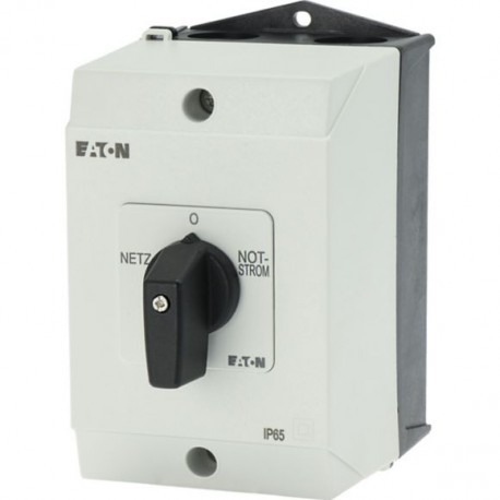 T0-4-8902/I1 218985 Y7-218985 EATON ELECTRIC commutatore, Contatti: 8, 20 A, targhetta frontale: Netz-0-Nots..