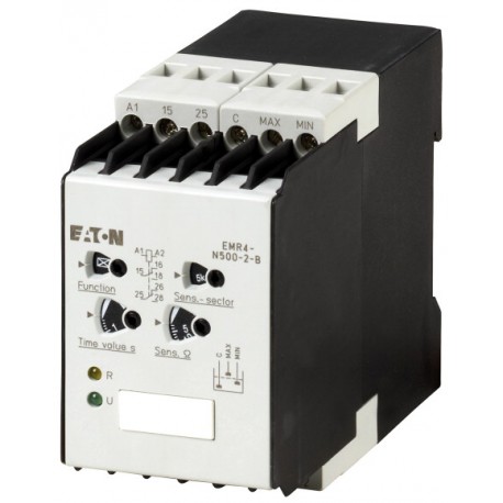 EMR4-N500-2-B 221790 EATON ELECTRIC Liquid level monitoring relay, 2W, 220-240V50/60Hz, 250-500Ohm