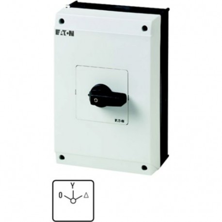 T5B-4-3/I4 223009 EATON ELECTRIC Star-delta switches, Contacts: 8, 63 A, front plate: 0-Y-D, 60 °, maintaine..