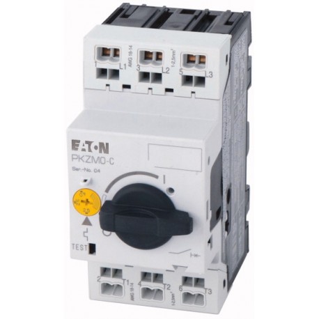 PKZM0-6,3-C 229677 XTPRC6P3BC1NL EATON ELECTRIC Interruptor protector de motor 3 polos Ir 4-6.3 A Conexión a..