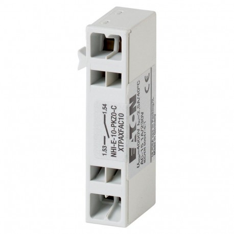 +NHI-E-10-PKZ0-C 232152 EATON ELECTRIC contatos auxiliares padrão, 1NO. Só pode ser vendido montado.