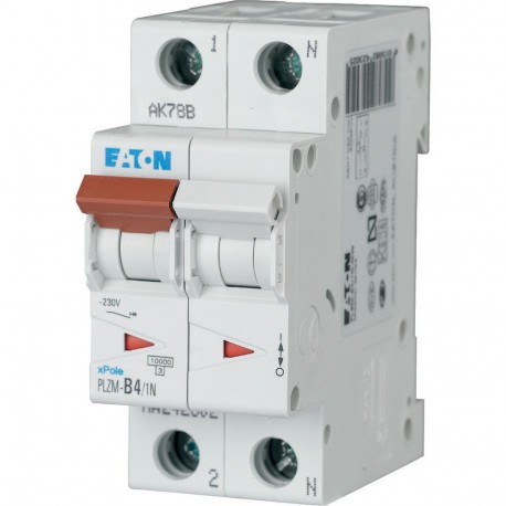 PLZM-B4/1N-MW 242302 EATON ELECTRIC LS-Schalter, 4A, 1P + N, B-Char