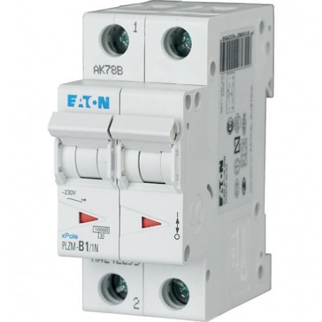 PLZM-C1/1N-MW 242321 EATON ELECTRIC PLZM-C1/1N INT. MT 10KA 1N C 1A