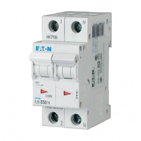 PLZM-C50/1N-MW 242341 Y7-242341 EATON ELECTRIC PLZM-C50/1N INT. MT 10KA 1N C 50A