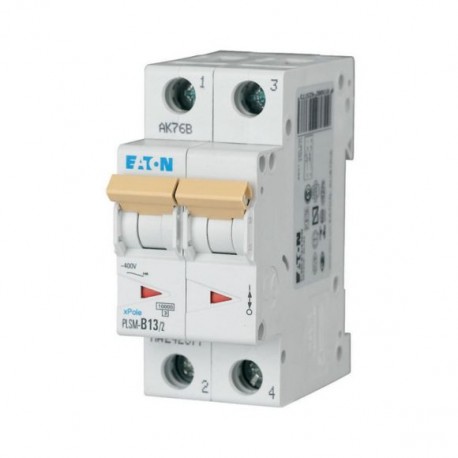 PLSM-C13/2-MW 242403 0001609181 EATON ELECTRIC Over current switch, 13A, 2p, type C characteristic