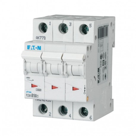PLSM-B50/3-MW 242453 Y7-242453 EATON ELECTRIC Disjoncteur modulaire, 50A, 3p, courbe B