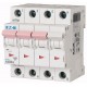 PLSM-C2/3N-MW 242531 EATON ELECTRIC Over current switch, 2A, 3pole+N, type C characteristic