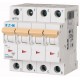 PLSM-B12/4-MW 242583 EATON ELECTRIC Over current switch, 12A, 4 p, type B characteristic