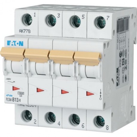 PLSM-B13/4-MW 242584 Y7-242584 EATON ELECTRIC Int. magnetotérmico, 4P, curva B, 13A
