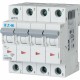 PLSM-B15/4-MW 242585 EATON ELECTRIC Int. magnetotérmico, 4P, curva B, 15A