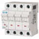 PLSM-C0,16/4-MW 242593 EATON ELECTRIC Interruttore protettore 0,16A 4p curva caratteristica C