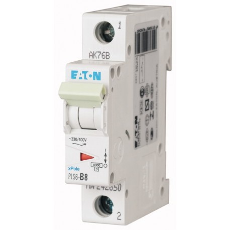 PLS6-C8-MW 242676 EATON ELECTRIC LS-Schalter, 8A, 1P, C-Char