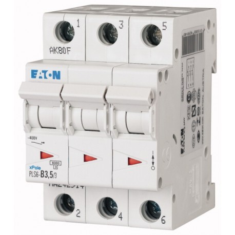 PLS6-C3,5/3-MW 242940 EATON ELECTRIC LS-Schalter, 3,5A, 3p, C-Char
