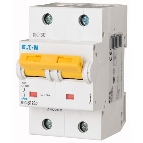 PLHT-B125/2 248006 EATON ELECTRIC Interruttore LS, 125A, 2p, curva caratteristica B, AC