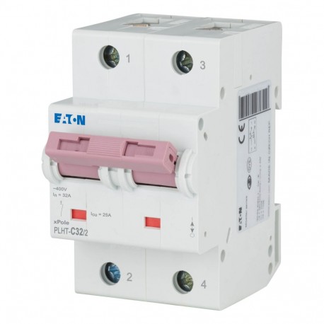 PLHT-C32/2 248009 0001609512 EATON ELECTRIC Interruttore LS, 32A, 2p, curva caratteristica C, AC