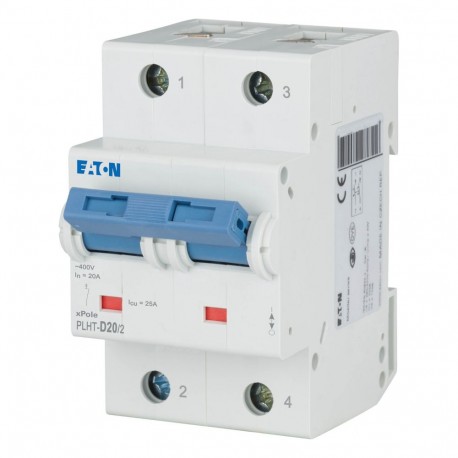 PLHT-D20/2 248016 EATON ELECTRIC MCB, 2P, curva D, 20A