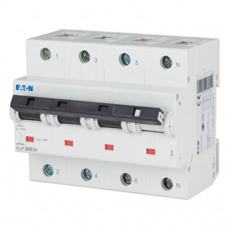 PLHT-B40/3N 248053 EATON ELECTRIC Int. magnetotérmico, 3P+N, curva B, 40A