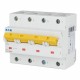PLHT-D25/4 248095 EATON ELECTRIC Interruttore LS, 25A, 4p, curva caratteristica D, AC