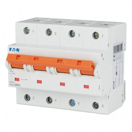 PLHT-D63/4 248099 0001609560 EATON ELECTRIC LS-Schalter, 63A, 4p, D-Char