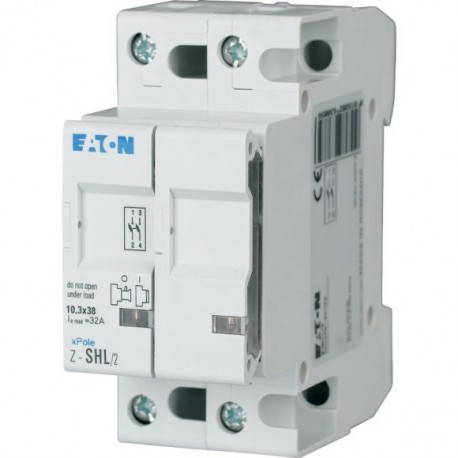 Z-SHL/2 263885 EATON ELECTRIC Sect. porta-fusível, 2P, 32A (sem cartucho)