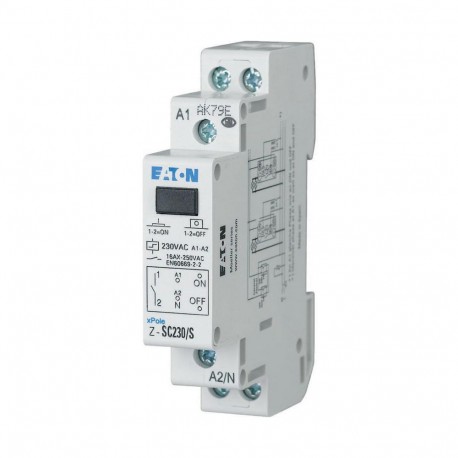 Z-SC230/S 265299 Y7-265299 EATON ELECTRIC interruptor de controle remoto controle centralizado, (1NA)