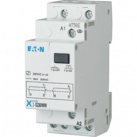 Z-S230/WW 265312 Y7-265312 EATON ELECTRIC telerruptor, 230AC, 2W, 16A, 50Hz, 2 UM