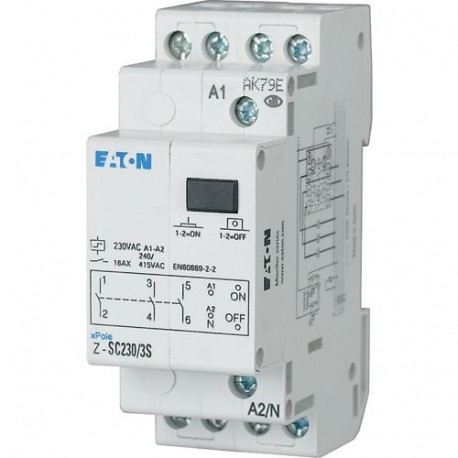 Z-SC230/1S1W 265324 Y7-265324 EATON ELECTRIC Contator de comando centralizado (1NO + 1NC)