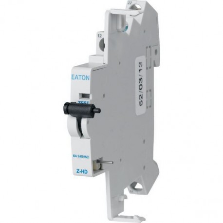 Z-HD 265620 EATON ELECTRIC Contatto ausiliario, per PFDM, 1C+1NC, 0,5 unità passo