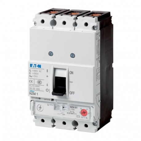 NZMB1-S40 265726 Y7-265726 EATON ELECTRIC disjuntor sem relé térmico, 3P, Iu: 40A