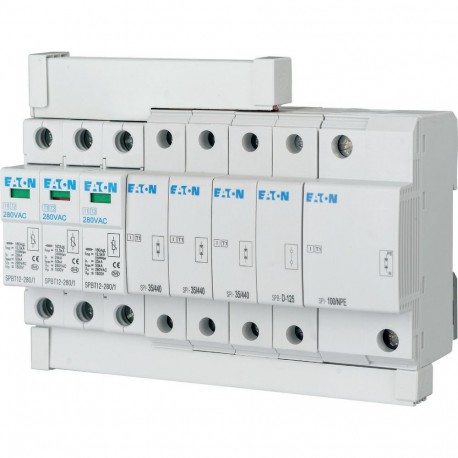 SP-B+C/3+1 267510 EATON ELECTRIC Kit des parafoudres, kit TN-S/TT, 3+N pôles