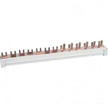 Z-GSV-10/3P+N/12-U 274400 Y7-274400 EATON ELECTRIC Rail de phase, 4Ph, 10qmm, fourche + embout, 12PE