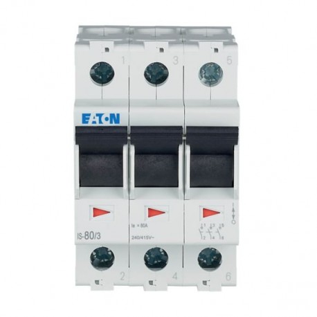 IS-80/3 276280 EATON ELECTRIC Interrupteur-sectionneur, 240 V, 80A, 3p