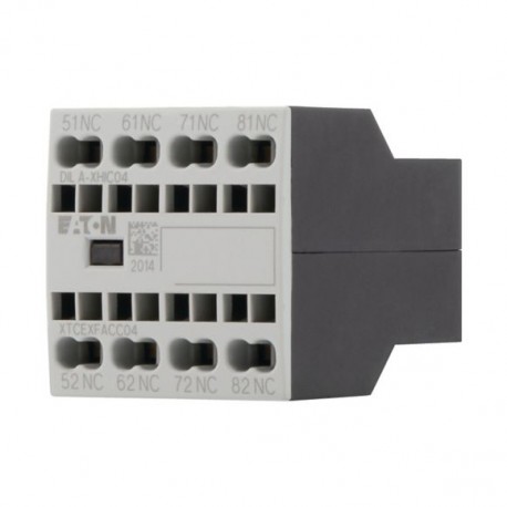DILA-XHIC04 276530 XTCEXFACC04 EATON ELECTRIC Module de contacts auxiliaires, 4 O, montage en saillie, racco..